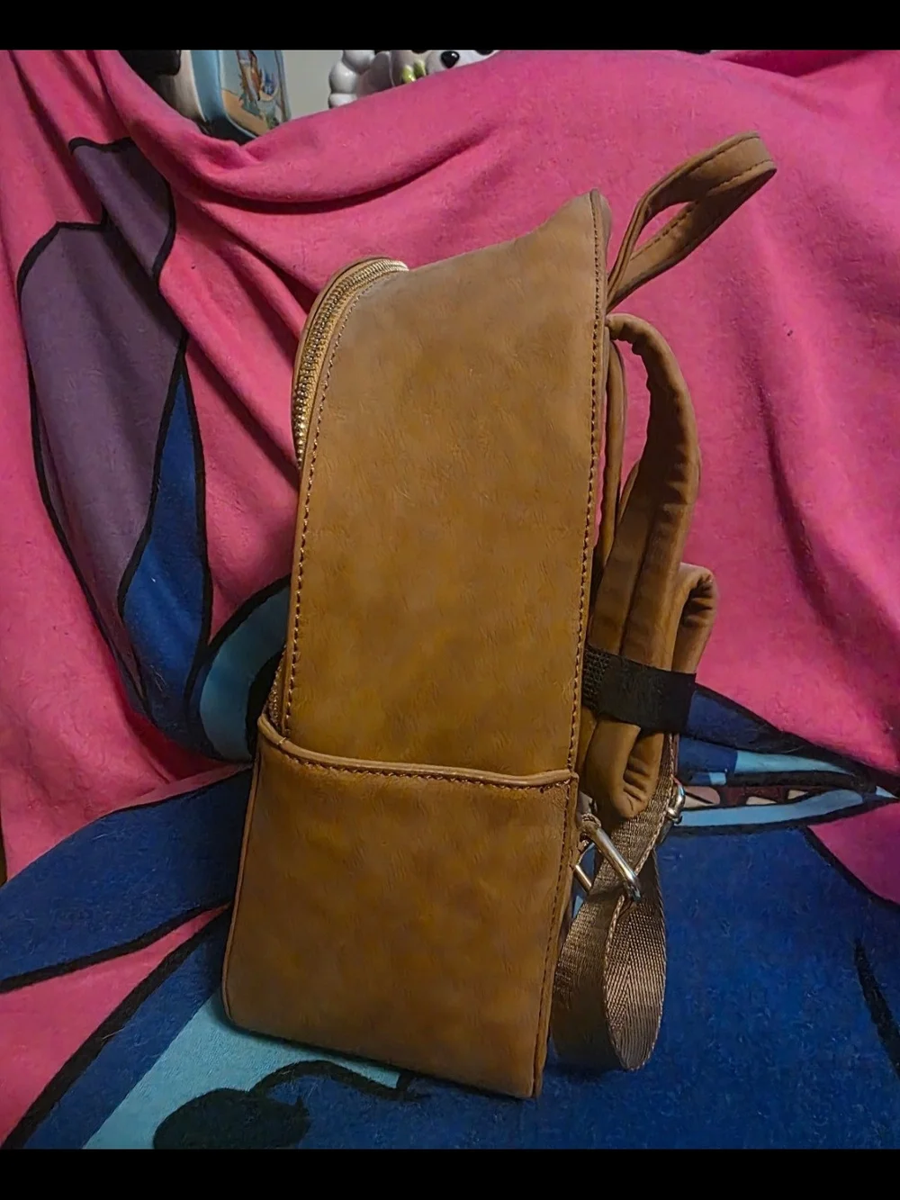 GUC Danielle Nicole Beauty and the Beast Stained Glass Mini Backpack - Picture 4 of 6